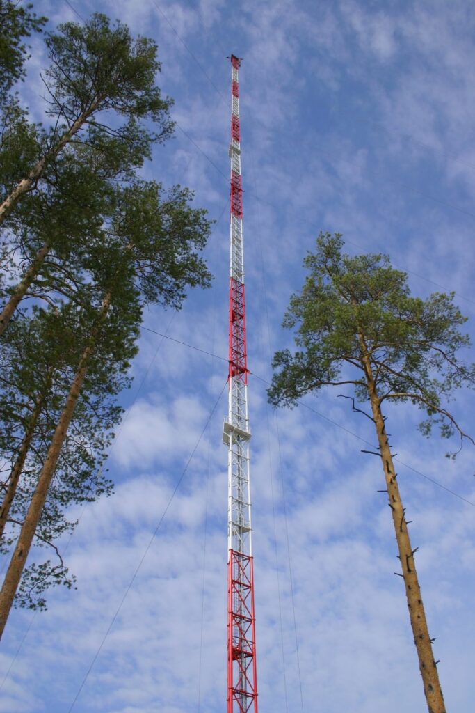 ZOTTO tower on a fair cloudy day